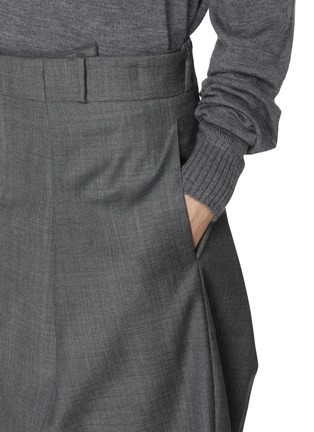  - SONIA CARRASCO - Pleated Wool Skirt
