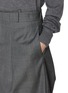 - SONIA CARRASCO - Pleated Wool Skirt