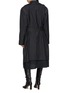 Back View - Click To Enlarge - SONIA CARRASCO - Deconstructed Wool Trench Coat