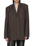 Main View - Click To Enlarge - SONIA CARRASCO - Fundamental Wool Blazer