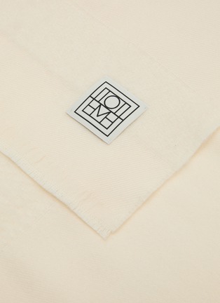 Detail View - Click To Enlarge - TOTEME - Monogram Twill Scarf