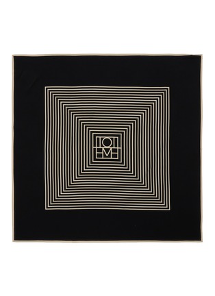 Main View - Click To Enlarge - TOTEME - Monogram Silk Scarf