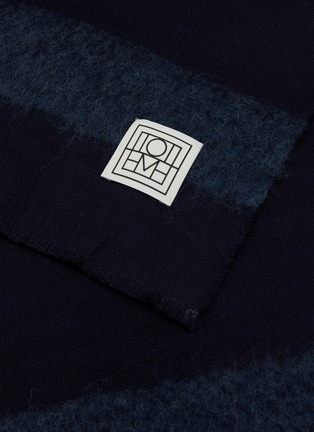 Detail View - Click To Enlarge - TOTEME - Monogram Twill Scarf