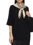 Figure View - Click To Enlarge - TOTEME - Monogram Silk Scarf