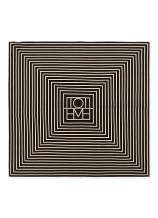 Main View - Click To Enlarge - TOTEME - Monogram Silk Scarf