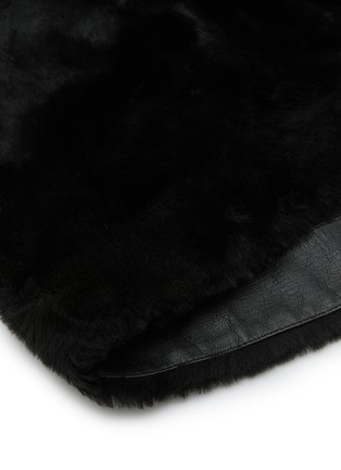 Detail View - Click To Enlarge - TOTEME - Plush Shearling Muff