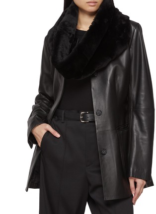 Figure View - Click To Enlarge - TOTEME - Plush Shearling Muff