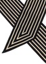 Detail View - Click To Enlarge - TOTEME - Monogram Striped Silk Ribbon Scarf