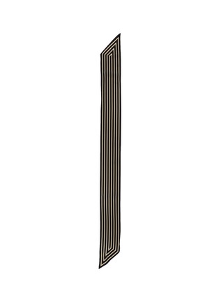 Main View - Click To Enlarge - TOTEME - Monogram Striped Silk Ribbon Scarf