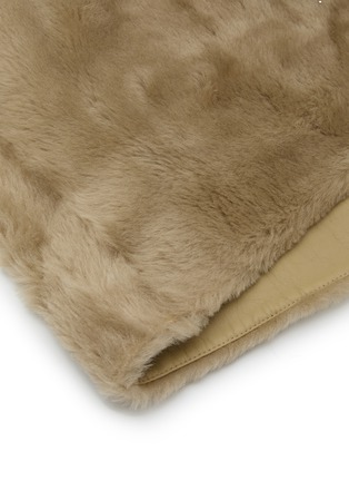 Detail View - Click To Enlarge - TOTEME - Plush Shearling Muff