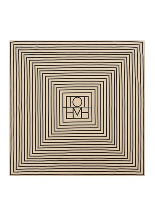 Main View - Click To Enlarge - TOTEME - Signature Monogram Silk Square Scarf