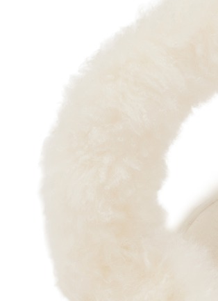 Detail View - Click To Enlarge - YVES SALOMON - Cashmere Shearling Earmuffs