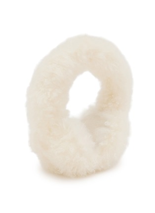 Figure View - Click To Enlarge - YVES SALOMON - Cashmere Shearling Earmuffs