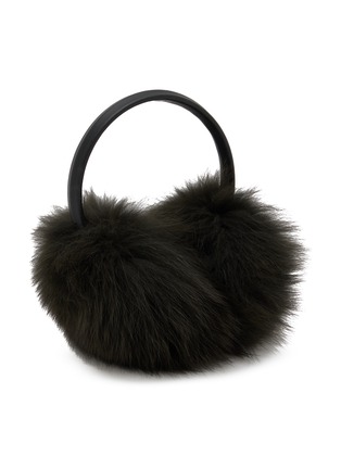 Figure View - Click To Enlarge - YVES SALOMON - Fox Fur Earmuffs