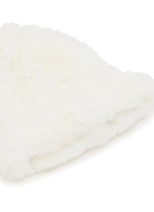 Detail View - Click To Enlarge - YVES SALOMON - Rex Rabbit Fur Knitted Beanie