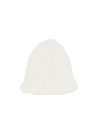 Main View - Click To Enlarge - YVES SALOMON - Rex Rabbit Fur Knitted Beanie