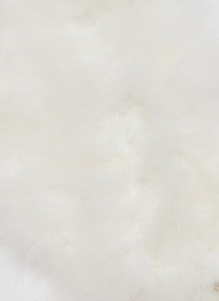 Detail View - Click To Enlarge - YVES SALOMON - Echarpe Feather Scarf