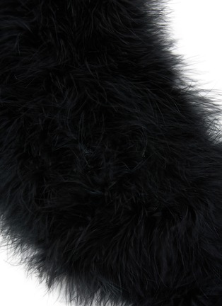 Detail View - Click To Enlarge - YVES SALOMON - Feather Scarf