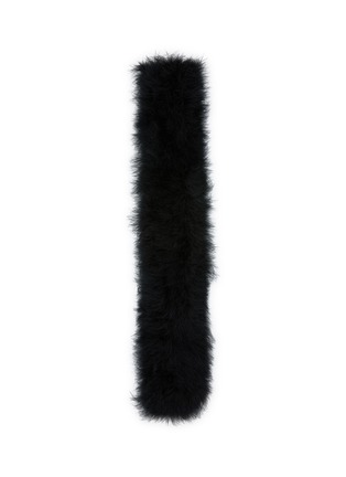 Main View - Click To Enlarge - YVES SALOMON - Feather Scarf