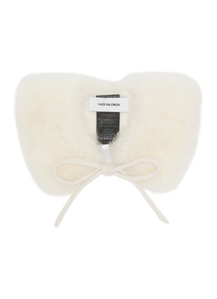 Main View - Click To Enlarge - YVES SALOMON - Col Shearling Scarf