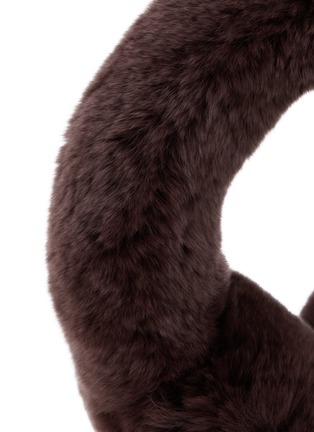 Detail View - Click To Enlarge - YVES SALOMON - Rex Rabbit Fur Earmuffs