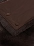 Detail View - Click To Enlarge - YVES SALOMON - Echarpe Feather Technical Fabric Scarf