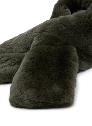 Detail View - Click To Enlarge - YVES SALOMON - Rex Rabbit Fur Scarf