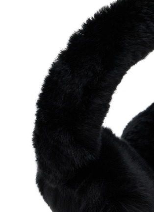 Detail View - Click To Enlarge - YVES SALOMON - Rex Rabbit Fur Earmuffs