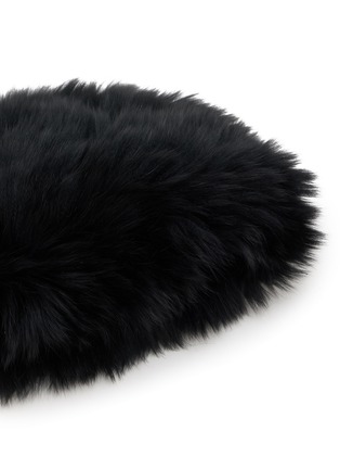 Detail View - Click To Enlarge - YVES SALOMON - Fox Fur Knitted Beanie