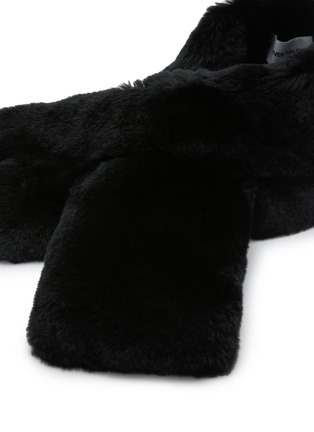 Detail View - Click To Enlarge - YVES SALOMON - Rex Rabbit Fur Scarf