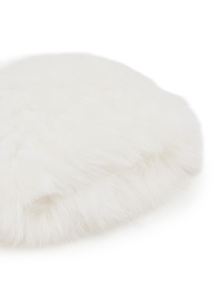 Detail View - Click To Enlarge - YVES SALOMON - Fox Fur Knitted Beanie