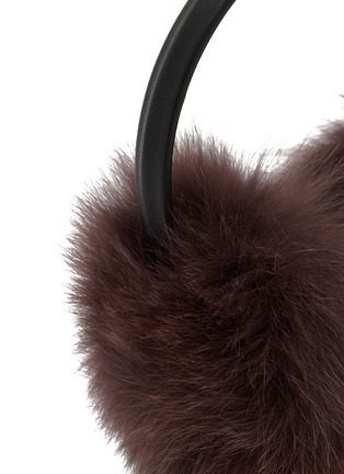 Detail View - Click To Enlarge - YVES SALOMON - Fox Fur Earmuffs