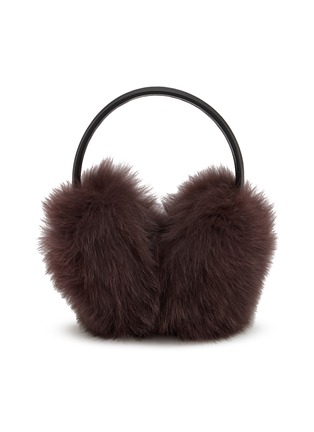 Main View - Click To Enlarge - YVES SALOMON - Fox Fur Earmuffs