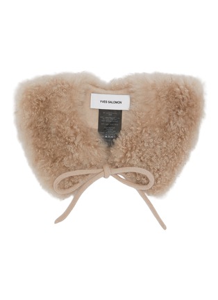 Main View - Click To Enlarge - YVES SALOMON - Col Shearling Scarf