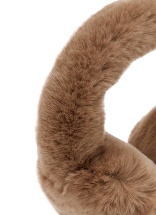 Detail View - Click To Enlarge - YVES SALOMON - Rex Rabbit Fur Earmuffs