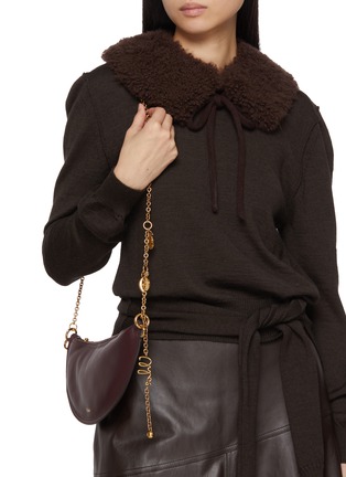 Figure View - Click To Enlarge - YVES SALOMON - Col Shearling Scarf