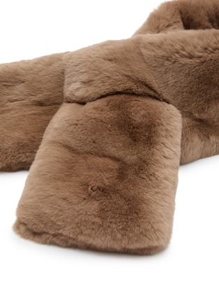 Detail View - Click To Enlarge - YVES SALOMON - Rex Rabbit Fur Scarf