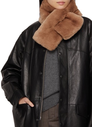 Figure View - Click To Enlarge - YVES SALOMON - Rex Rabbit Fur Scarf