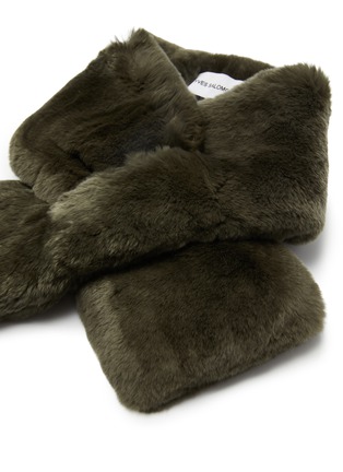 Detail View - Click To Enlarge - YVES SALOMON - Rex Rabbit Fur Scarf