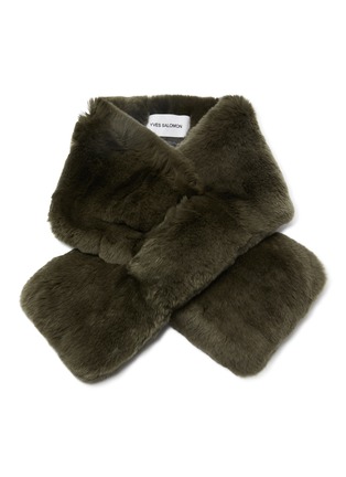 Main View - Click To Enlarge - YVES SALOMON - Rex Rabbit Fur Scarf