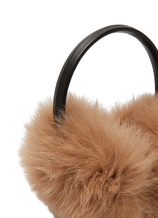 Detail View - Click To Enlarge - YVES SALOMON - Fox Fur Earmuffs