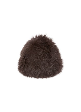 Figure View - Click To Enlarge - YVES SALOMON - Rex Rabbit Fur Beanie