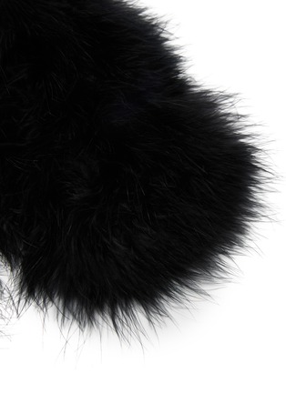 Detail View - Click To Enlarge - YVES SALOMON - Feather Scarf