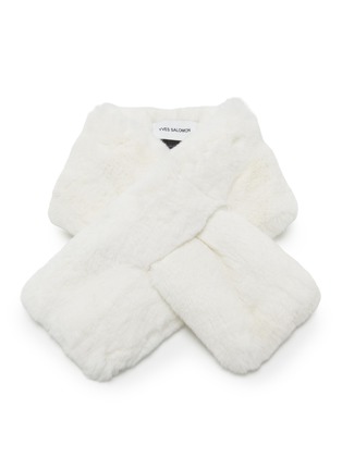 Main View - Click To Enlarge - YVES SALOMON - Rex Rabbit Fur Scarf