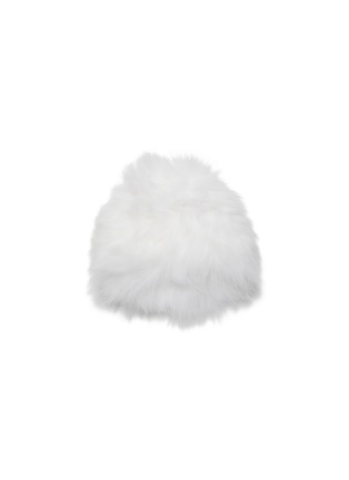 Main View - Click To Enlarge - YVES SALOMON - Fox Fur Beanie