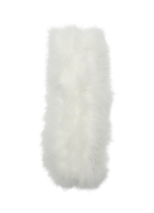 Detail View - Click To Enlarge - YVES SALOMON - Feather Scarf