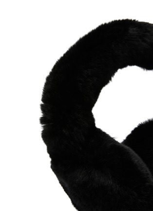 Detail View - Click To Enlarge - YVES SALOMON - Rex Rabbit Fur Earmuffs