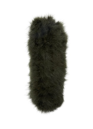 Detail View - Click To Enlarge - YVES SALOMON - Feather Scarf