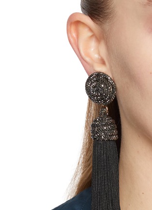 Front View - Click To Enlarge - ROSANTICA - Legame Drop Earrings