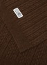 Detail View - Click To Enlarge - MM6 MAISON MARGIELA - Ribbed Knit Scarf